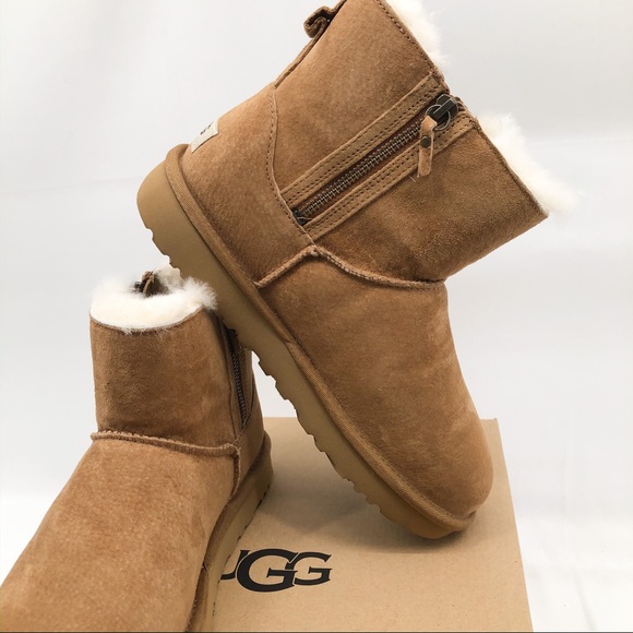 UGG Shoes Ugg Womens Classic Mini Double Zip Boot Poshmark